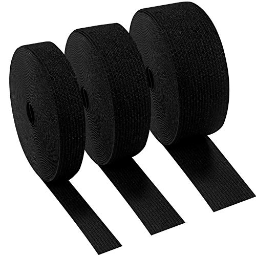 Bandas elásticas negras de 10 metros manualidades DIY Bandas elásticas planas Cintas de Coser para prendas de vestir costura 20mm Cinta Elastica Negro 