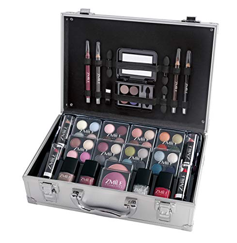 HomCom® Maletín para Maquillaje Caja de Belleza Portátil 4 Niveles  35.5x20x25.5cm